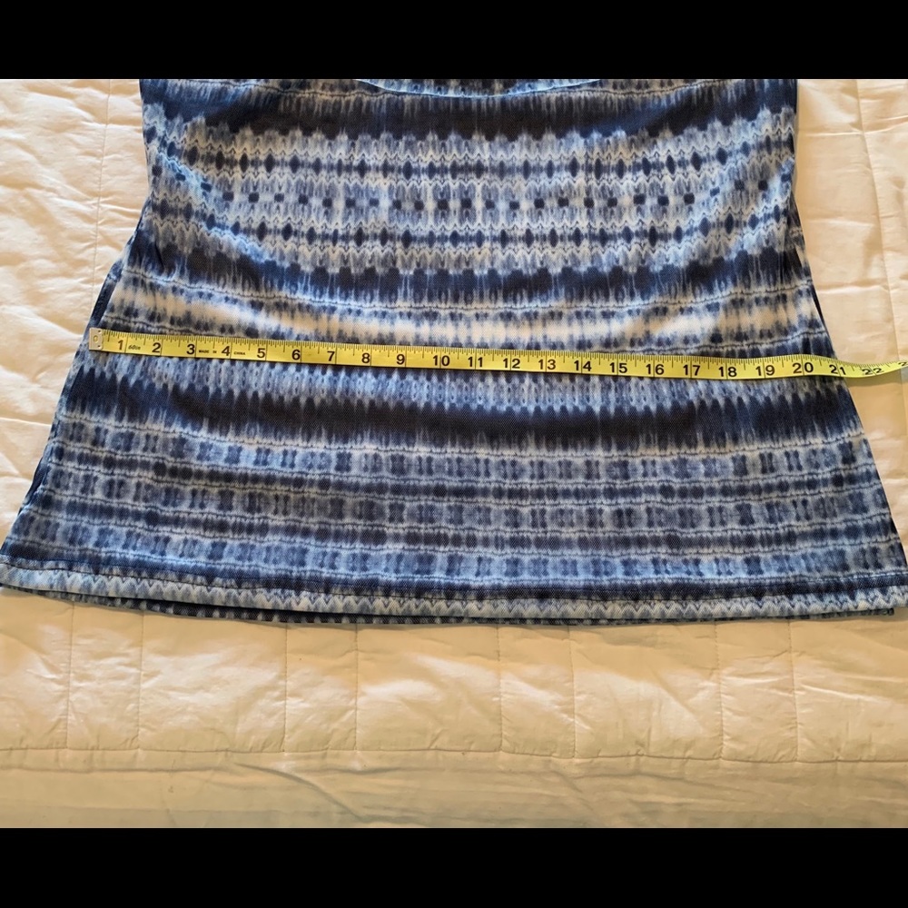 NWT Chaps Off Shoulder Ruffle Tank Top - Picture 8 of 8